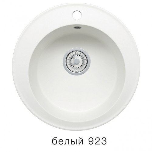 8068 Мойка Tolero R-108 №923 (Белый) d510